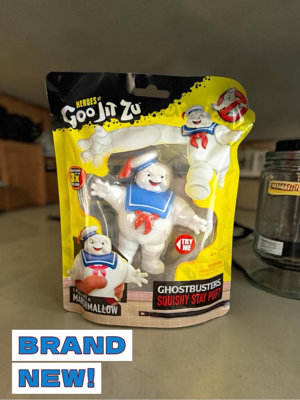 Heroes of Goo Jit Zu Ghostbusters Stay Puft Figure – Stretchy Squishy Toy - Picture 10 of 10